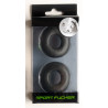 Sport Fucker Lot de 2 Cockrings souples Stacker 20 mm Noirs